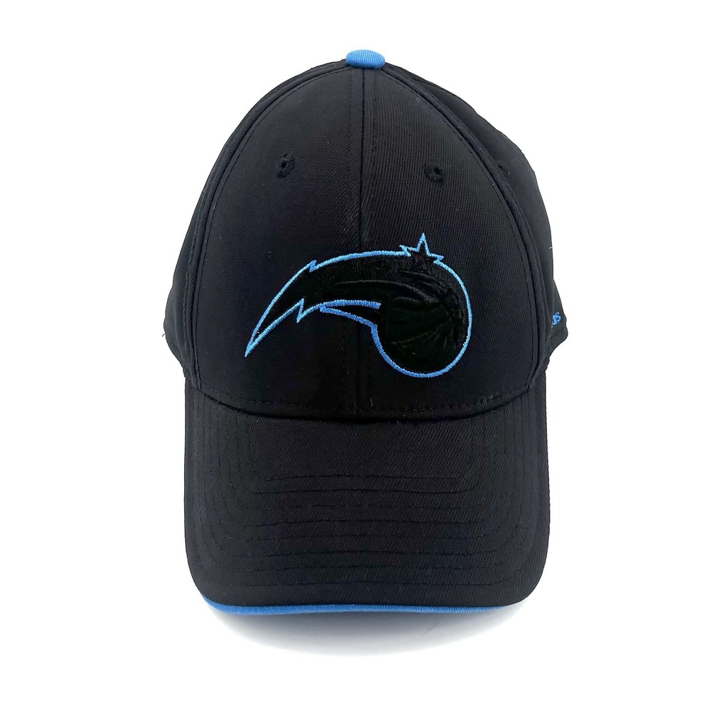 Orlando Magic Adidas Hat S/M Black Embroidered Logo FITMAX100 NBA Cap Retro